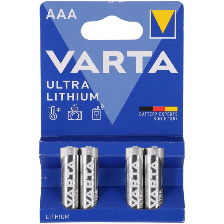 VARTA LR03 LITHIUM AAA *4
